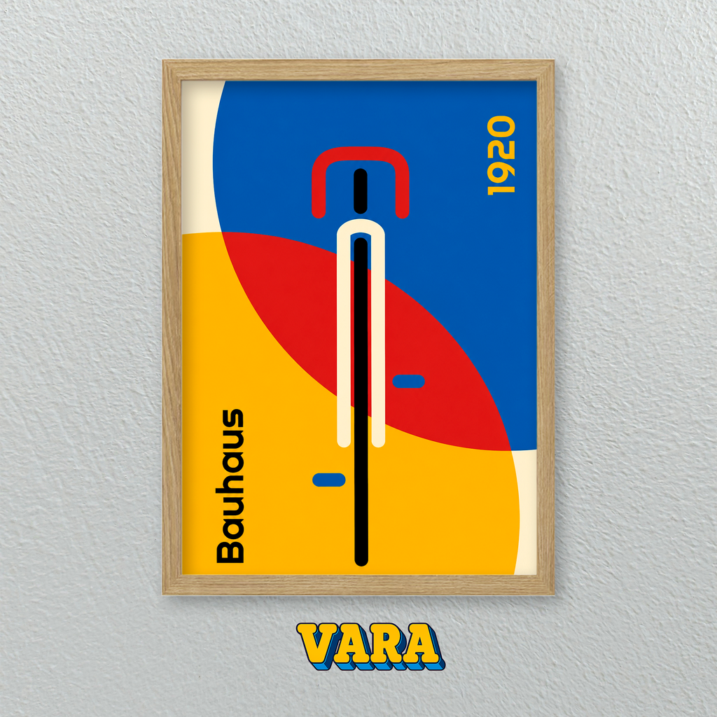 Cuadro Bauhaus Bicicleta 1919
