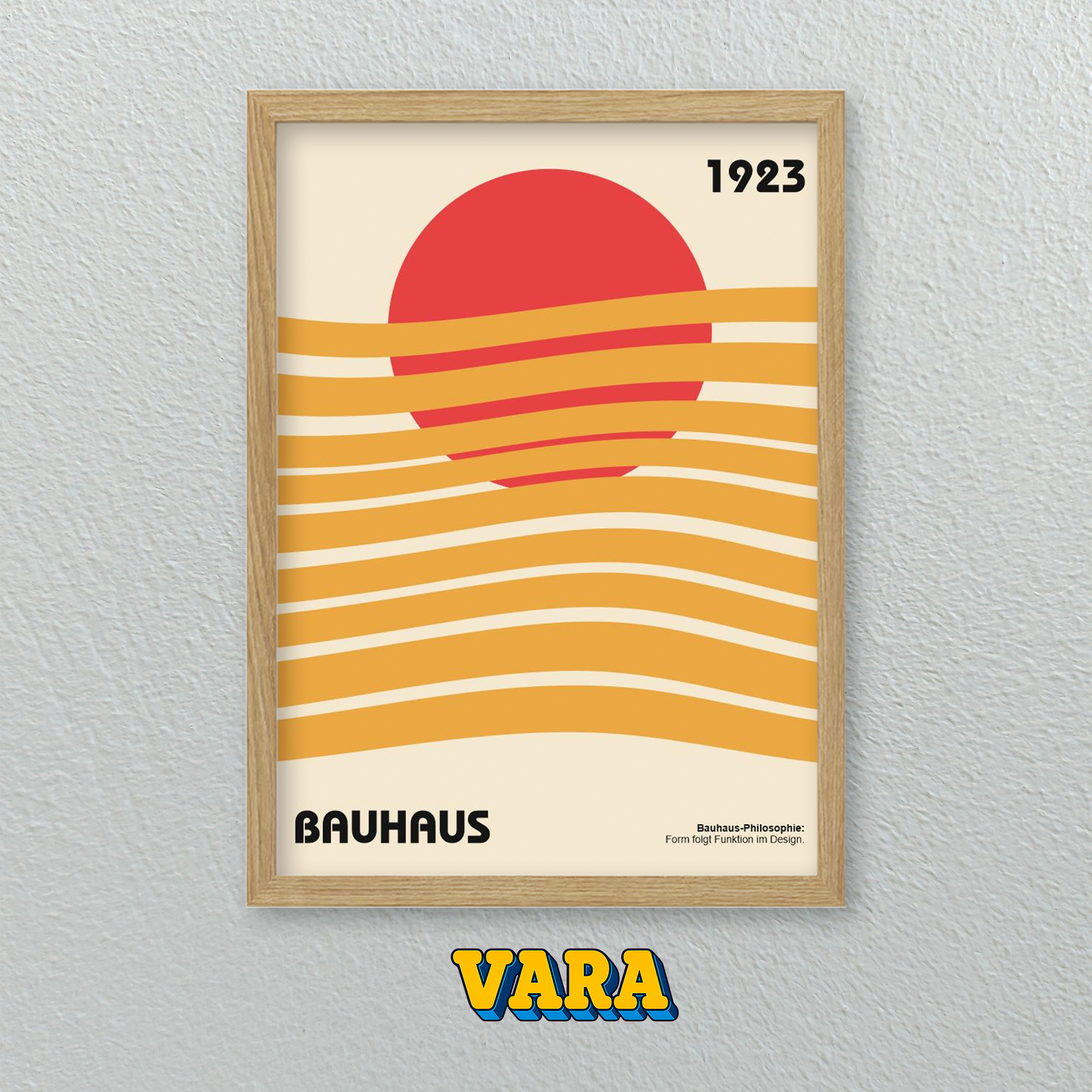 Cuadro Bauhaus Sol 1923
