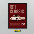 Cuadro Ilustración Porsche 911 1964