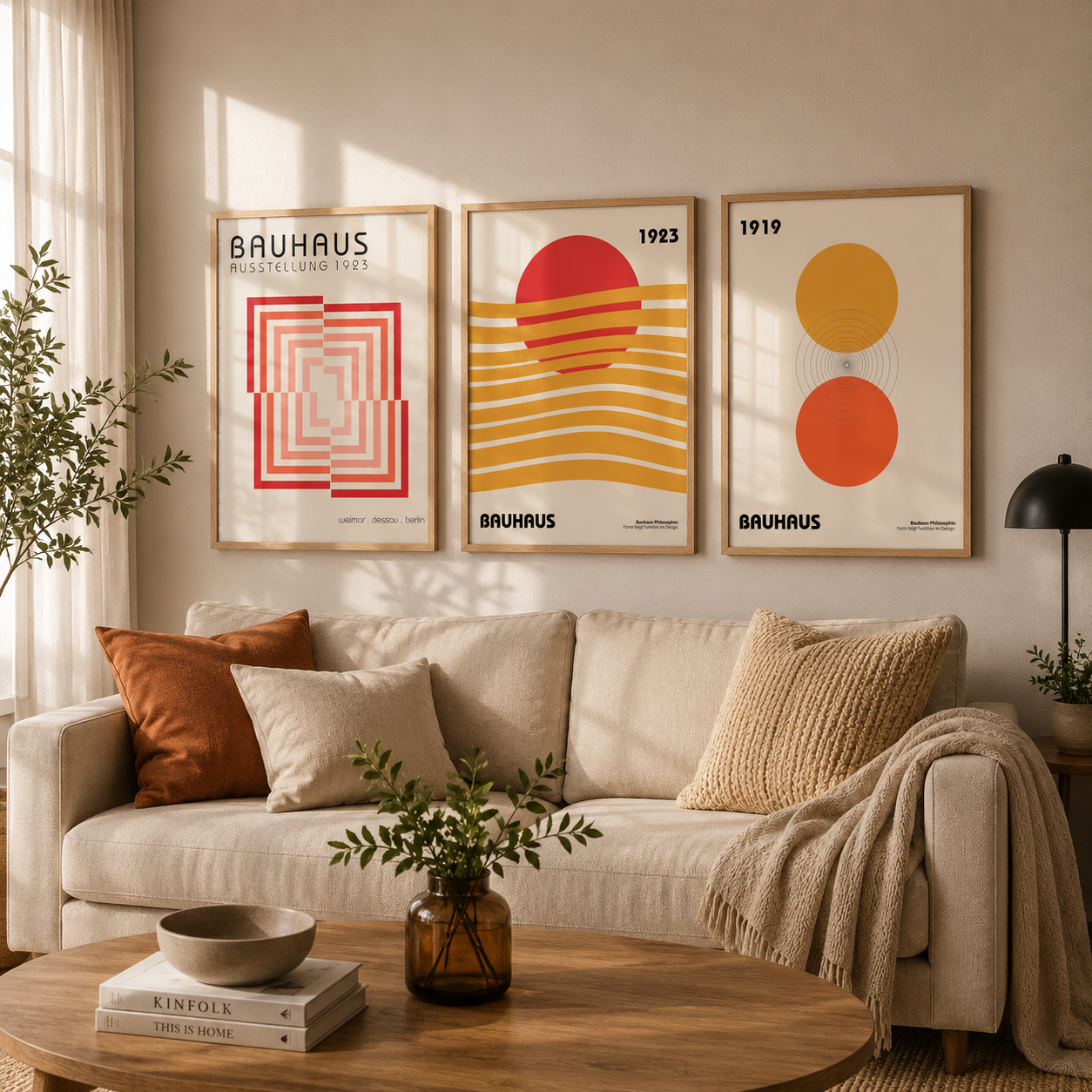 Conjunto Bauhaus Amarillo