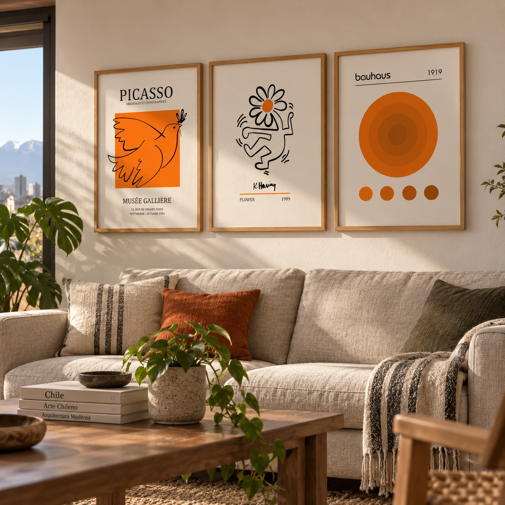 Tríptico Bauhaus, Flower & Picasso