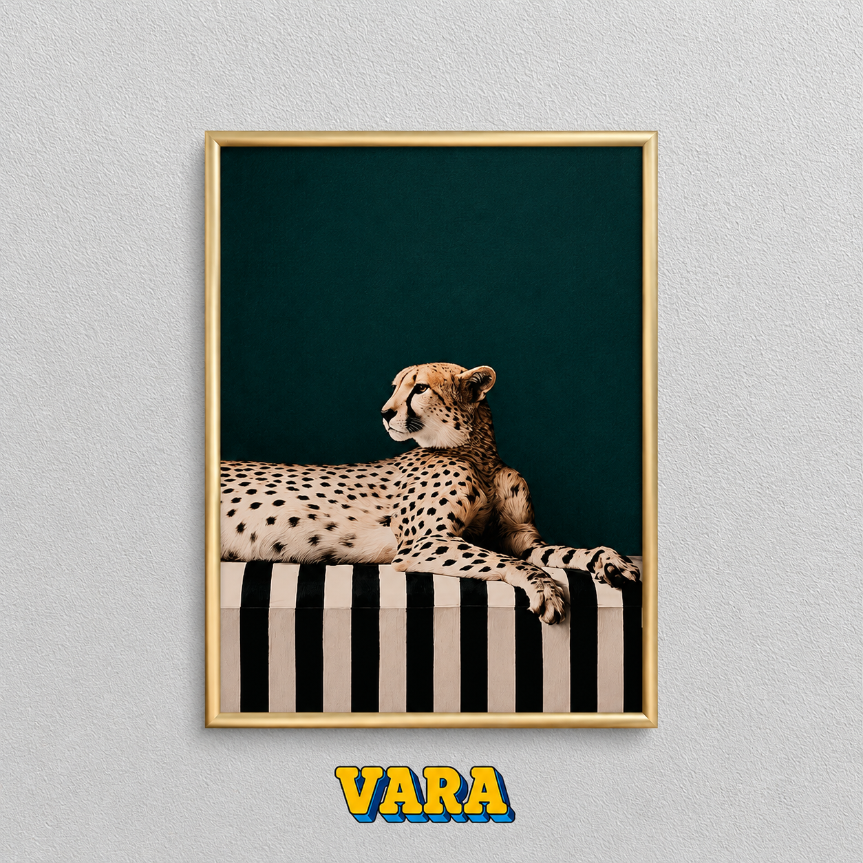 Cuadro Leopardo Ilustración
