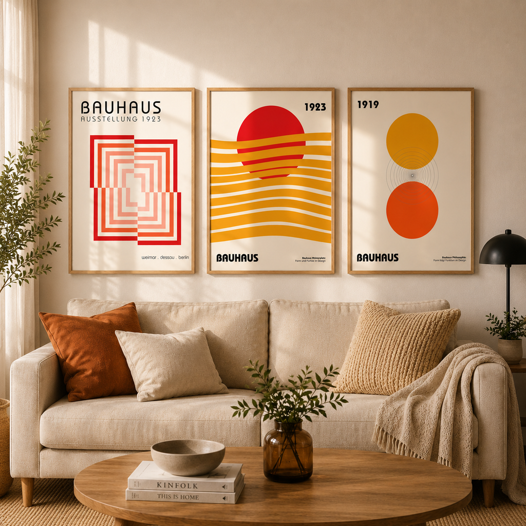 Conjunto Bauhaus Amarillo