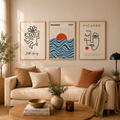 Colección Cuadro Bauhaus Haring Picasso