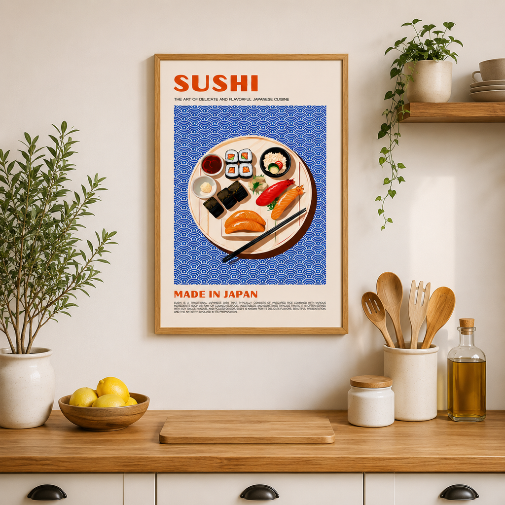 Cuadro Sushi Made in Japan