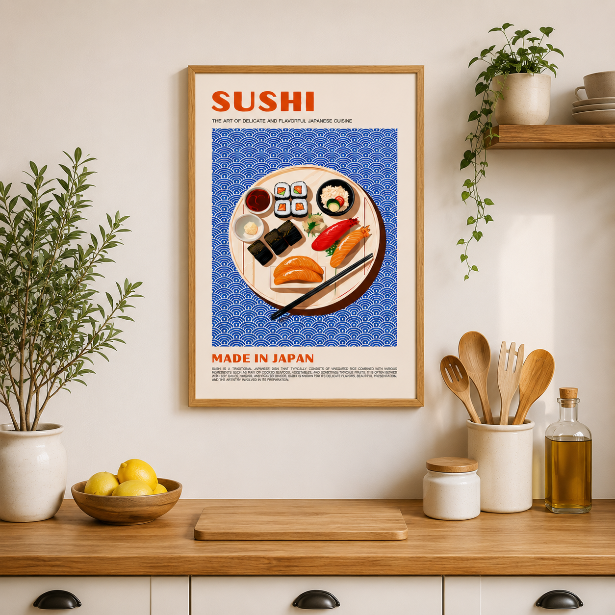 Cuadro Sushi Made in Japan