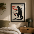 Cuadro Godzilla Ilustración
