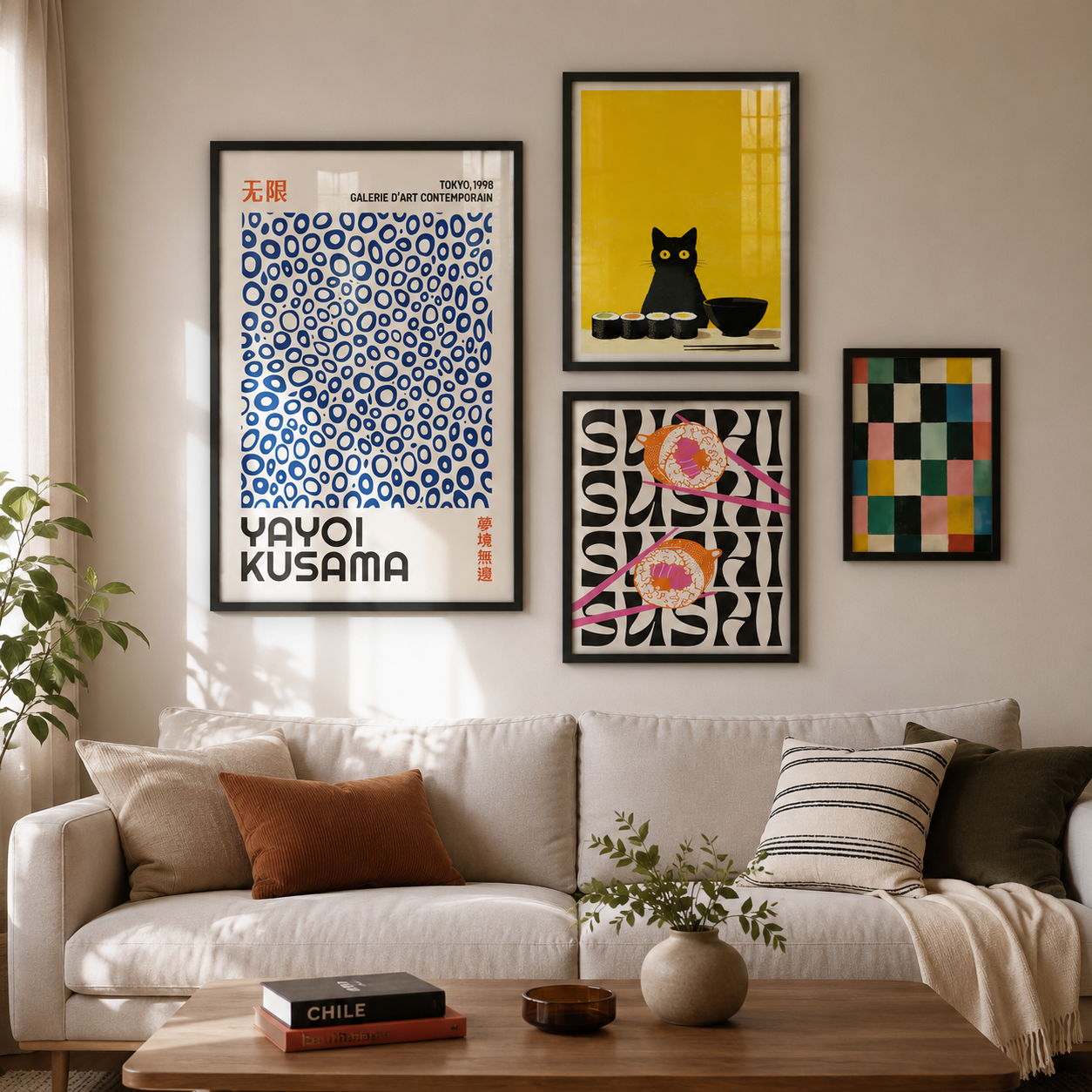 Conjunto Yayoi Kusama