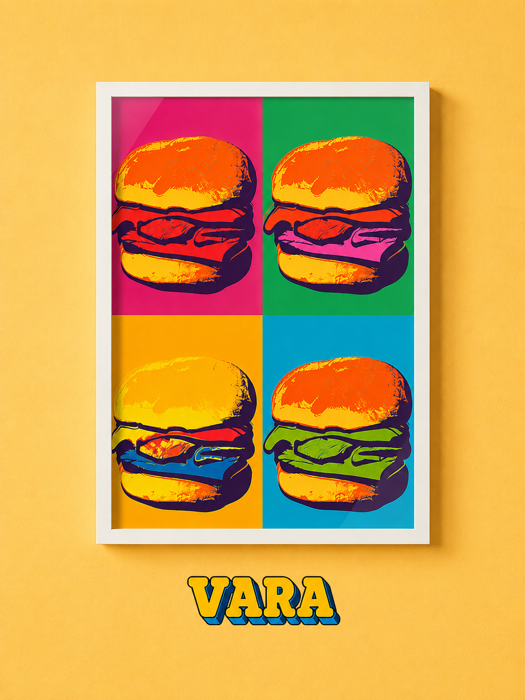 Cuadro Pop Hamburger