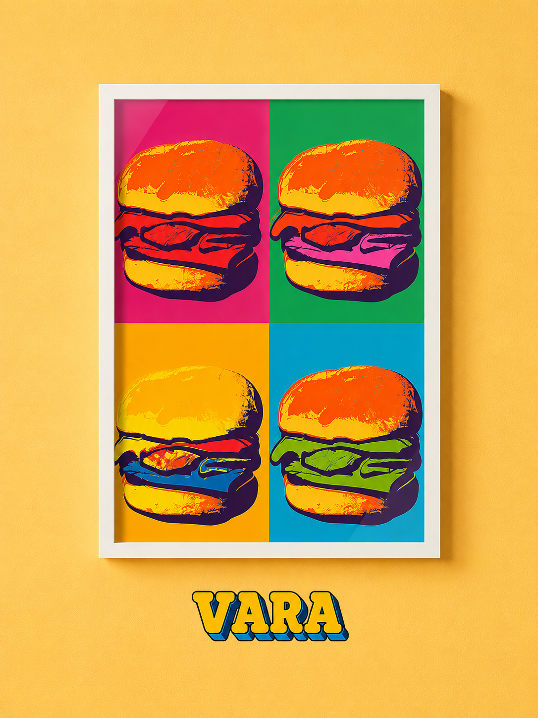 Cuadro Pop Hamburger