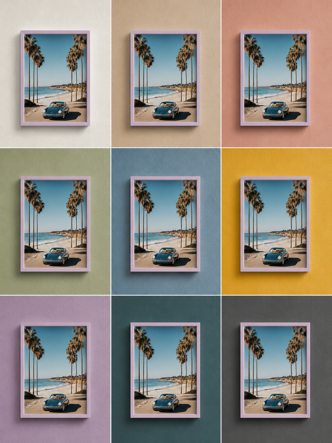 Cuadro Porsche 911 Fotografía Miami
