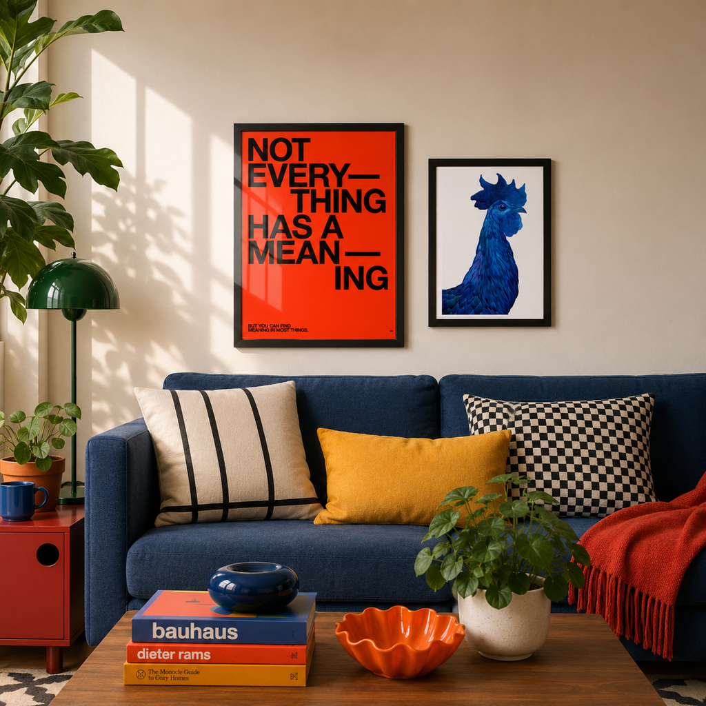 Conjunto Cuadros Meaning y Gallo