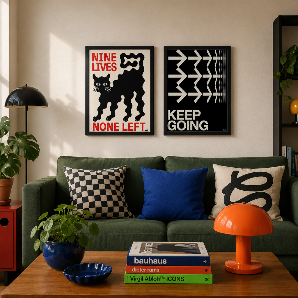 Conjunto de Cuadros Nine Lives