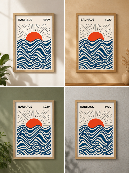 Cuadro Bauhaus 1929 Ilustración