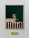 Cuadro Leopardo Ilustración