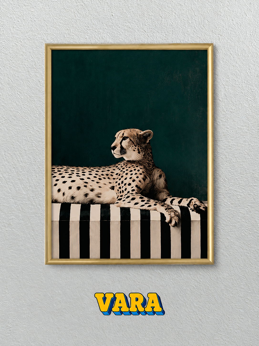 Cuadro Leopardo Ilustración