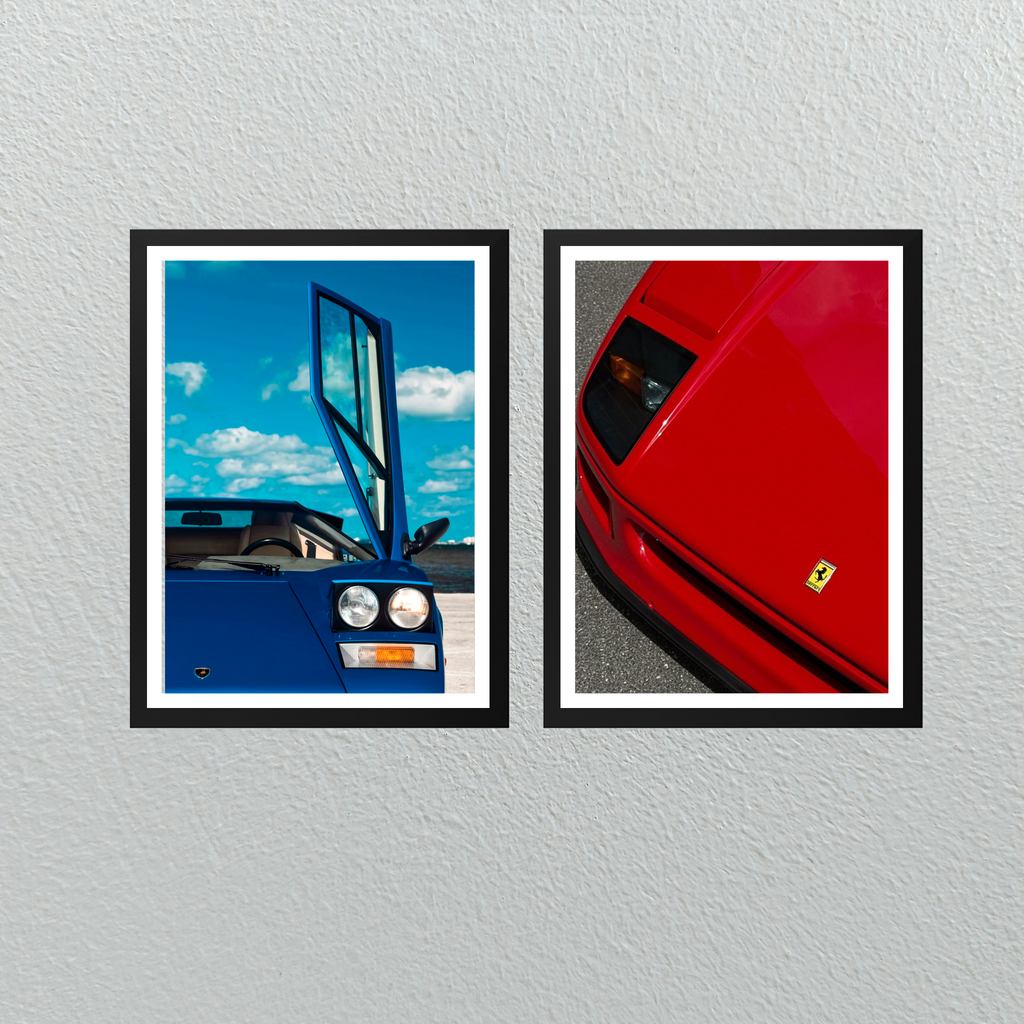 Conjunto Iconic Cars – Lamborghini & Ferrari