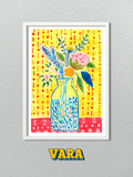 Cuadro Florero Dibujo