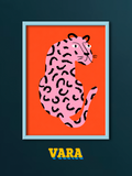 Cuadro Pantera Rosa Ilustración