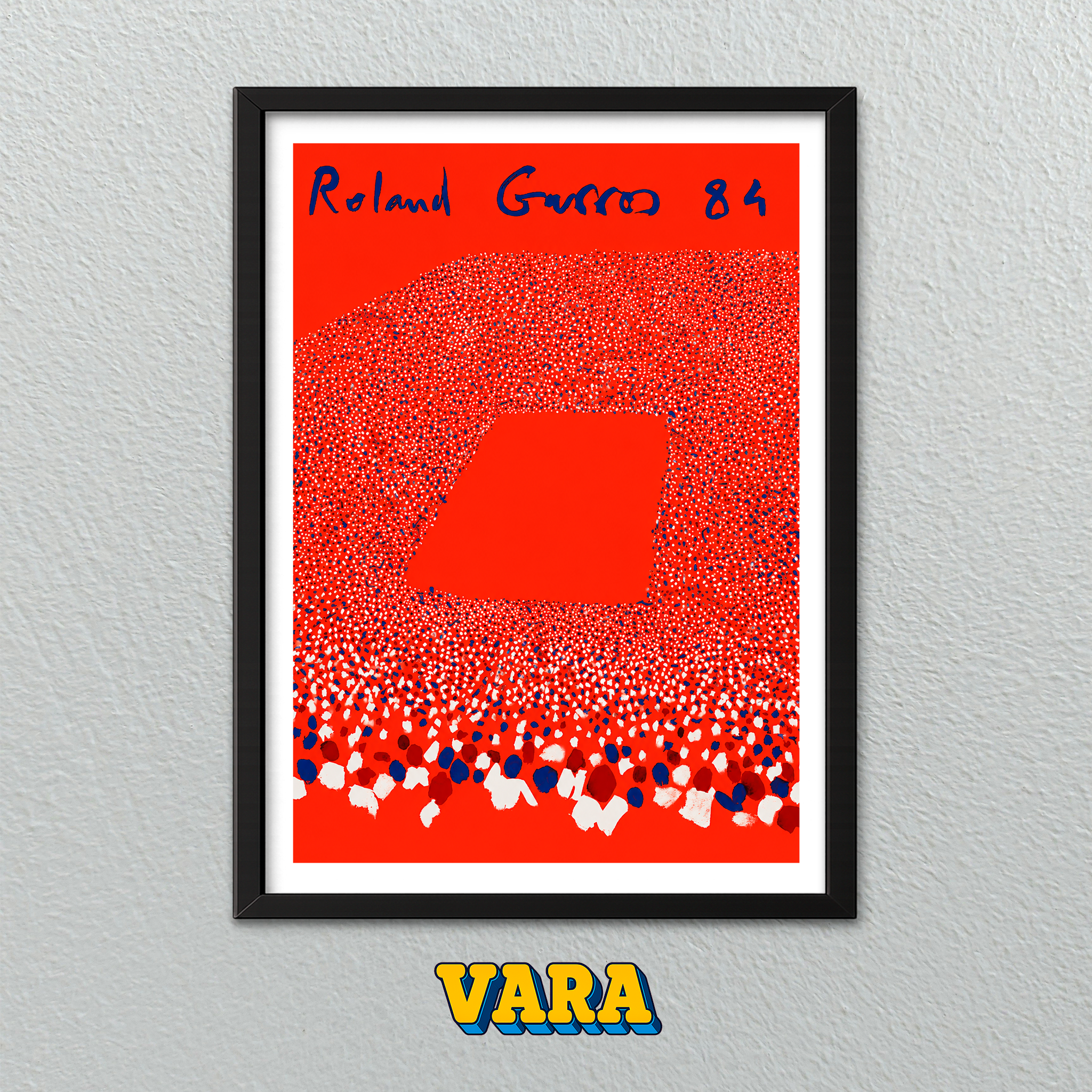 Cuadro Poster Roland Garros 1984