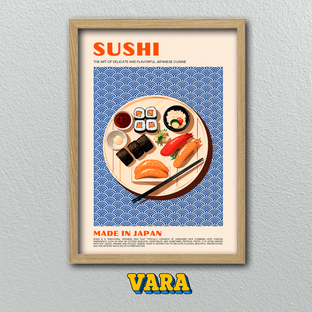 Cuadro Sushi Made in Japan