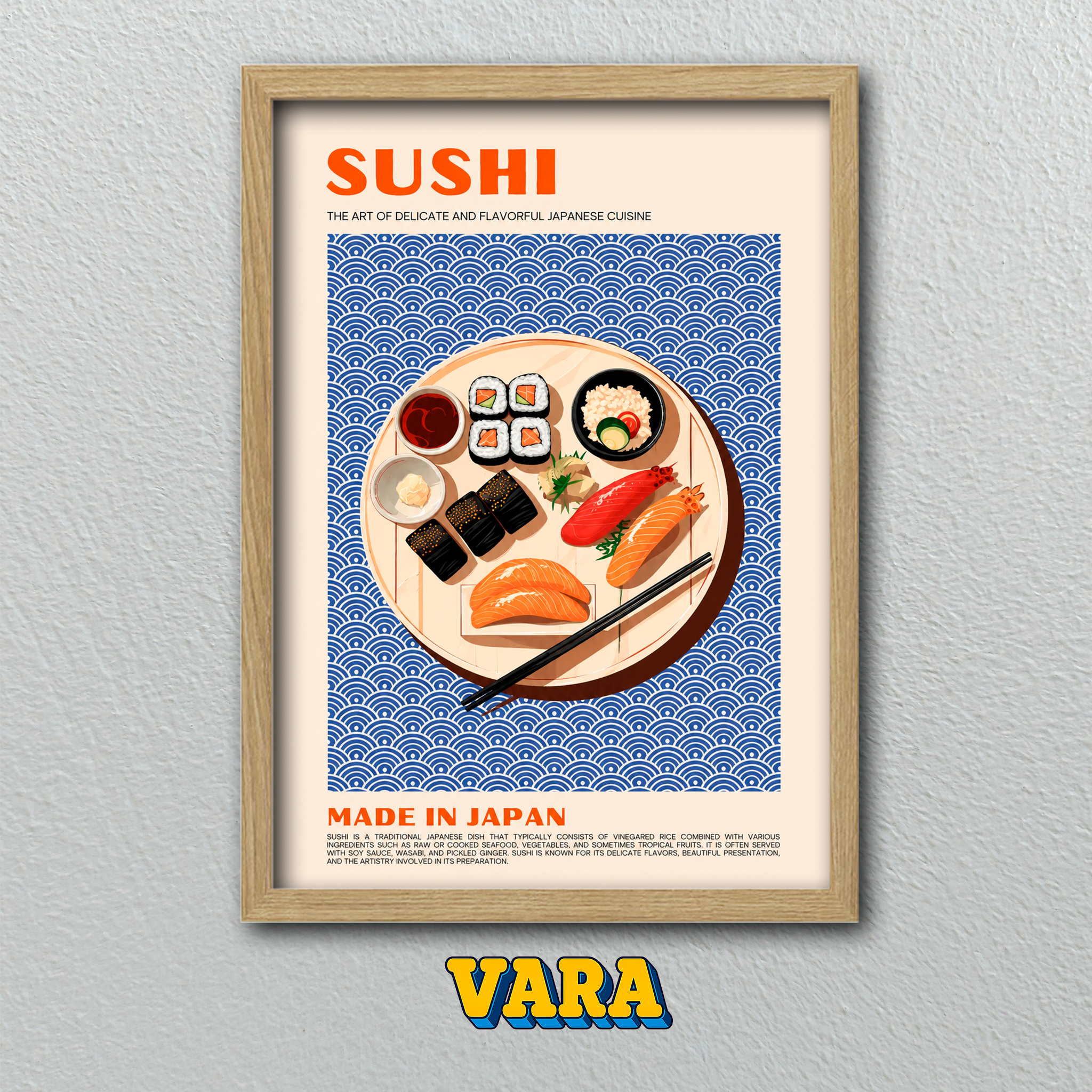 Cuadro Sushi Made in Japan